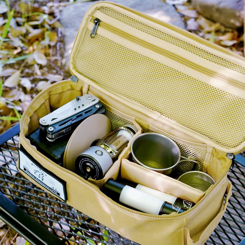 キャンプ ハンドメイドテーブル ウォールナット ギアバック用　収納ケース付き キャンプ ハンドメイドテーブル ウォールナット ギアバック用 収納