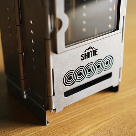 【在庫限り 限定1セット】SHITIE チタン製BOXストーブ