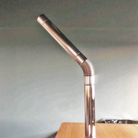 45度角煙突　直径Φ6cm/7cm煙突用