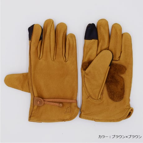 天然牛本革 グローブ【タッチパネル対応】