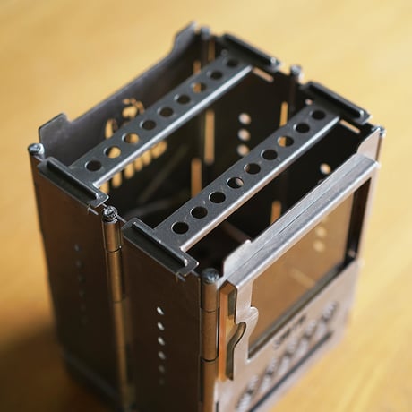 【在庫限り 限定1セット】SHITIE チタン製BOXストーブ
