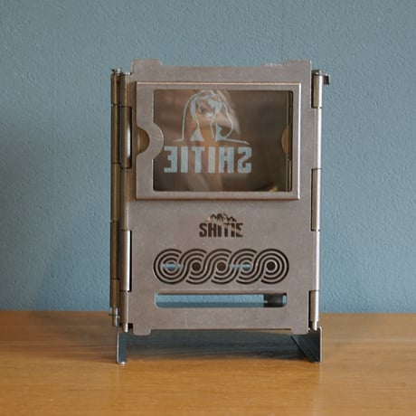 【在庫限り 限定1セット】SHITIE チタン製BOXストーブ