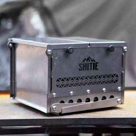 SHITIE チタン製焚き火台 二次燃焼機構付き