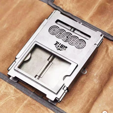 【在庫限り 限定1セット】SHITIE チタン製BOXストーブ