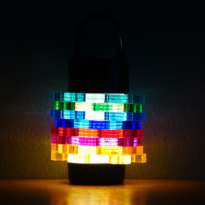 アクリルランタンシェード【SKYFIRE カラフル】【レッドレンザー アクリルランタンシェード【SKYFIRE カラフル】【レッドレンザー