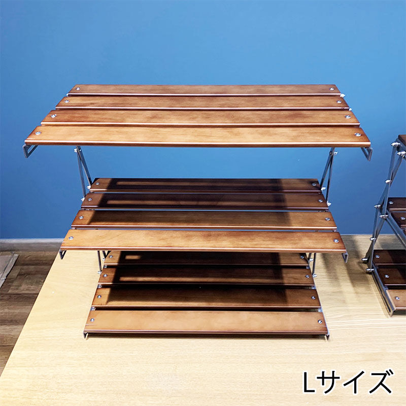 折り畳み3段ラック【Mサイズ/Lサイズ】 | MaveRick-OUTDOOR SHOP