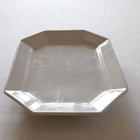 フランスのとろんと美しいオクトゴナルオーバルプレート FRANCE／OVAL PLATE F169