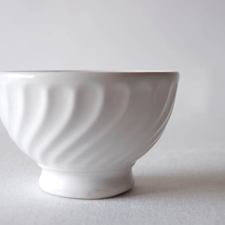 フランスの白釉のカフェオレボウル FRANCE／BOWL  F72