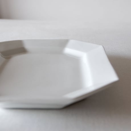 フランスのとろんと美しい小ぶりのオクトゴナルオーバルプレート FRANCE／OVAL PLATE F168