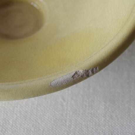南仏の黄釉の小さなオムレツ皿 SOUTHERN FRANCE／PLATE  SF13