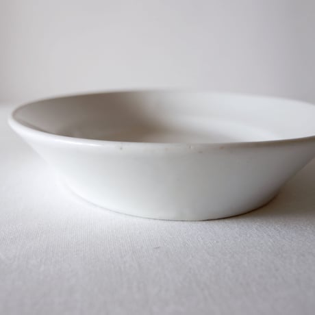 フランスの使い込まれた素朴な厚いオーバルプレート FRANCE／OVAL PLATE F167