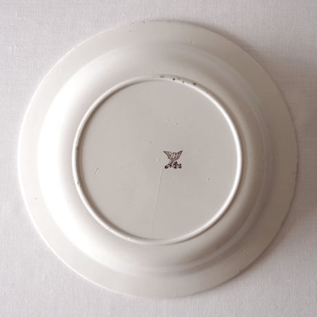 イタリアの肉厚で素朴な生成色の深さのある大きなプレート ITALY／PLATE  IT3