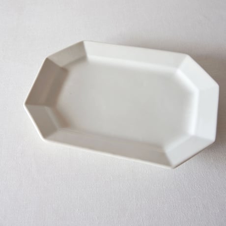フランスのとろんと美しいオクトゴナルオーバルプレート FRANCE／OVAL PLATE F169