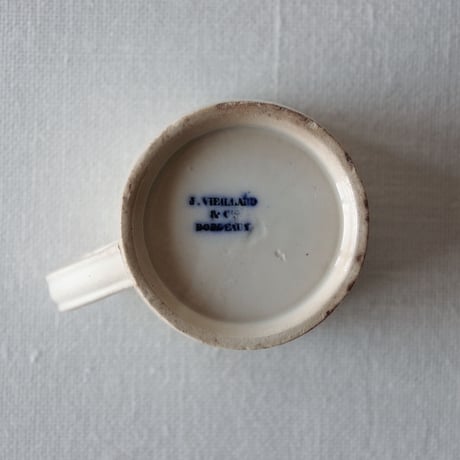 ボルドー／枯れたデミタスカップ BORDEAUX JOHNSTON & VIEILLARD／DEMITASSE CUP B10