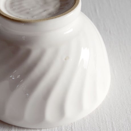フランスの白釉のカフェオレボウル FRANCE／BOWL F288