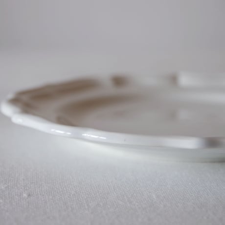 ジアン／ぽてっとやわらかい花リムプレート GIEN／PLATE G44