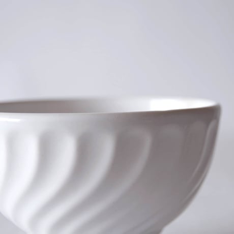 フランスの白釉のカフェオレボウル FRANCE／BOWL  F72