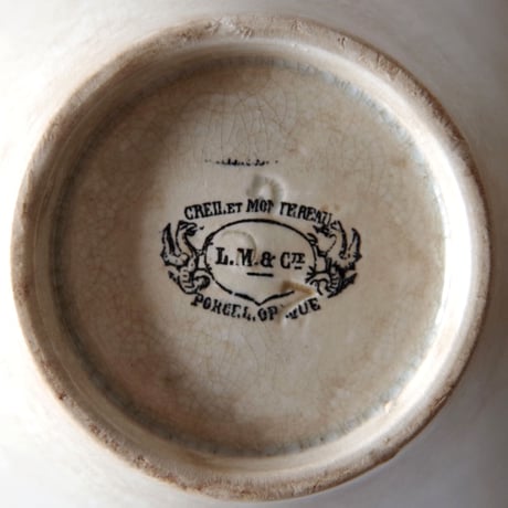 クレイユ エ モントロー／小さな枯れたポット CREIL ET MONTEREAU／POT C154