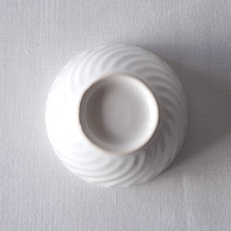 フランスの白釉のカフェオレボウル FRANCE／BOWL  F64