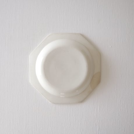 クレイユ／さり気無く枯れた深さのあるオクトゴナルプレート CREIL／PLATE CR61