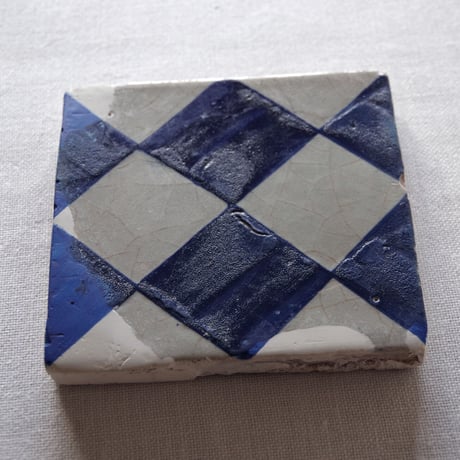 デルフト／古い市松紋のタイル  DELFT／TILE D2