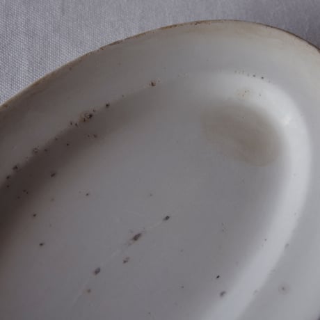 フランスの小さな古いオーバルプレートFRANCE／OVAL PLATE F5