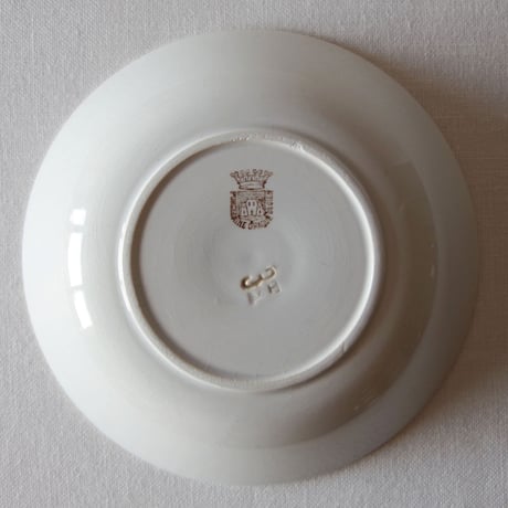 ジアン／さり気無く可憐な枯れた浅いボウル GIEN／BOWL G85