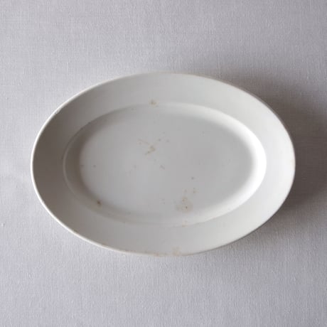 クレイユ エ モントロー／良い佇まいの小ぶりのオーバルプレート CREIL ET MONTEREAU／PLATE C96