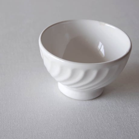 フランスの白釉のカフェオレボウル FRANCE／BOWL  F72