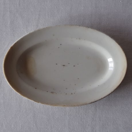 フランスの小さな古いオーバルプレートFRANCE／OVAL PLATE F5