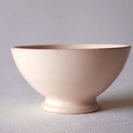 ディゴワン サルグミンヌ／古さが良いベージュピンクのカフェオレボウル DIGOIN SARREGUEMINES／BOWL  S51