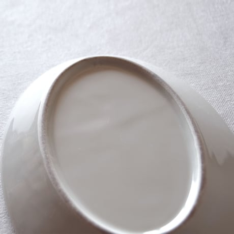 フランスの古い小さめのオーバルプレート FRANCE／OVAL PLATE F153