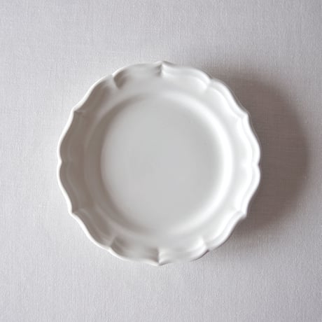 ジアン／ぽてっとやわらかい花リムプレート GIEN／PLATE G58