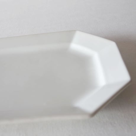 フランスのとろんと美しいオクトゴナルオーバルプレート FRANCE／OVAL PLATE F169