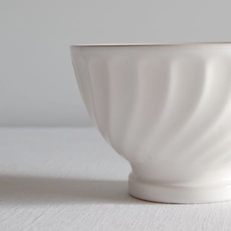 フランスの白釉のカフェオレボウル FRANCE／BOWL F288