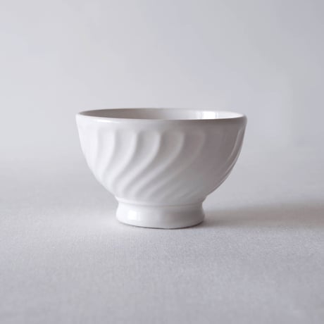 フランスの白釉のカフェオレボウル FRANCE／BOWL  F72