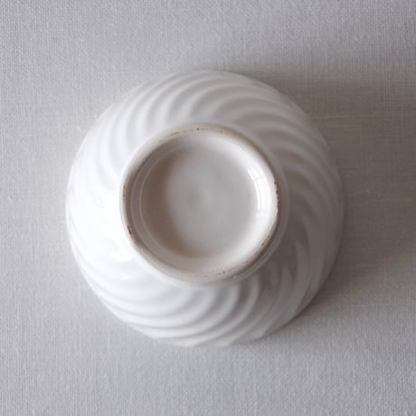 フランスの白釉のカフェオレボウル FRANCE／BOWL  F72