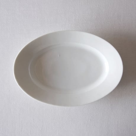 フランスの優美な古いオーバルプレート FRANCE／OVAL PLATE F157