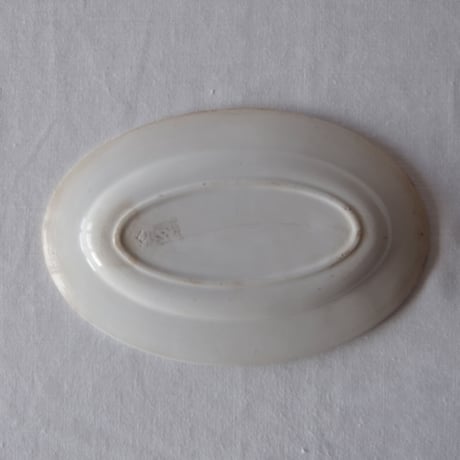 フランスの小さな古いオーバルプレートFRANCE／OVAL PLATE F5