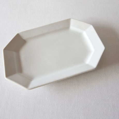フランスのとろんと美しいオクトゴナルオーバルプレート FRANCE／OVAL PLATE F169