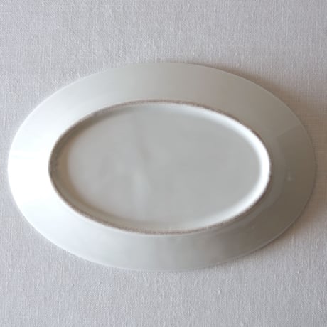 フランスの古い小さめのオーバルプレート FRANCE／OVAL PLATE F153