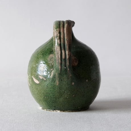 南仏の緑釉のオイル入れ SOUTHERN FRANCE／POT SF11
