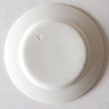 クレイユ／可憐に枯れたグリザイユのプレート CREIL／PLATE CR52