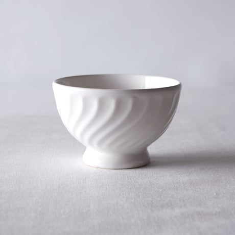 フランスの白釉のカフェオレボウル FRANCE／BOWL  F64