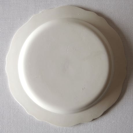 クレイユ／優美に枯れた花リムプレート CREIL／PLATE CR32