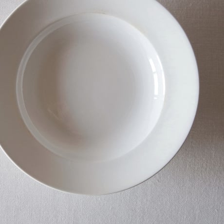 UetC サルグミンヌ／儚く枯れた美しい深さのあるプレート UetC SARREGUEMINES／PLATE  S47