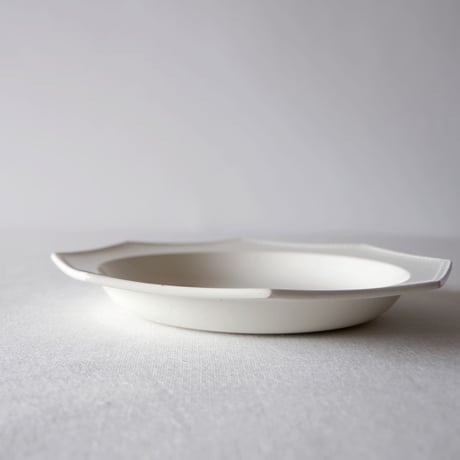 ジアン／深さのある古いオクトゴナルプレート GIEN／PLATE G21