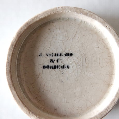 ボルドー／枯れたデミタスカップ BORDEAUX JOHNSTON & VIEILLARD／DEMITASSE CUP B103