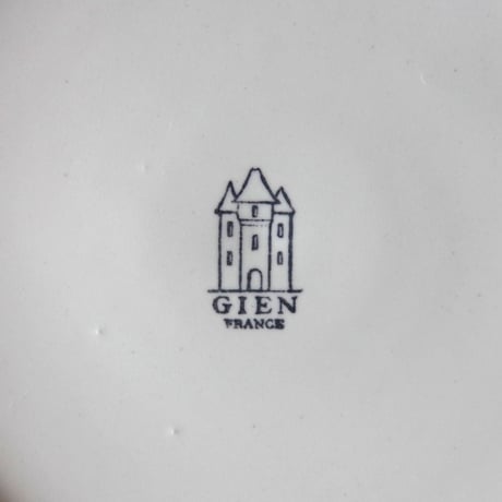 ジアン／ぽてっとやわらかい花リムプレート GIEN／PLATE G27