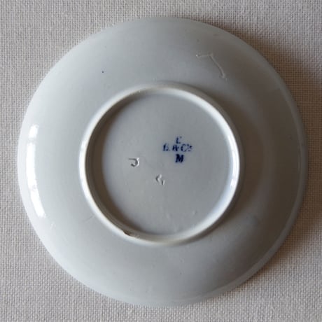 クレイユ エ モントロー／ジャポンシリーズのとても小さなソーサ CREIL ET MONTEREAU／PLATE C169
